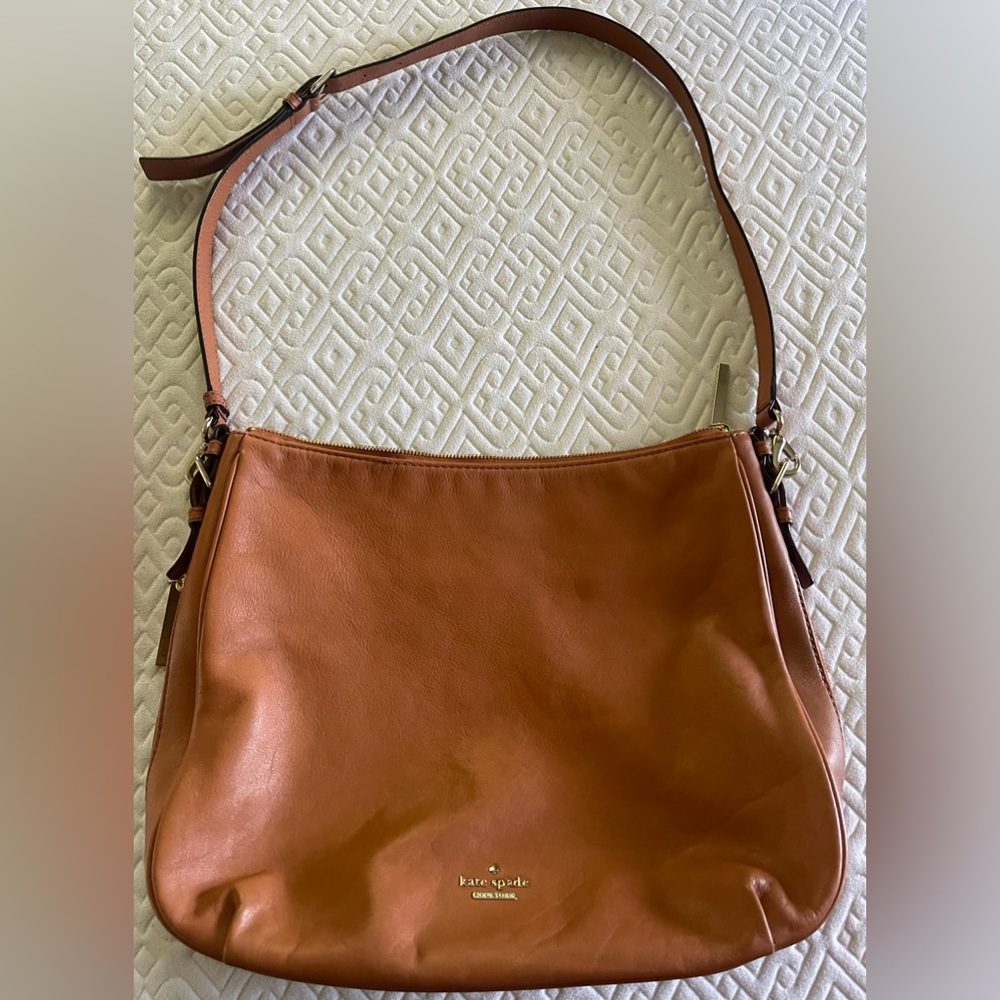 Kate Spade pebbled leather hobo bag